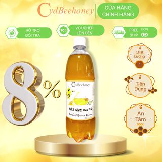Mật Ong Nguyên Chất Hoa Vải 1000ml (1400g) Cvdbeehoney - Litchi Flower Honey