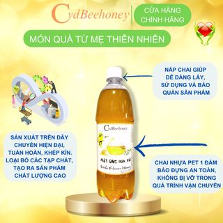 Mật Ong Nguyên Chất Hoa Vải 1000ml (1400g) Cvdbeehoney - Litchi Flower Honey