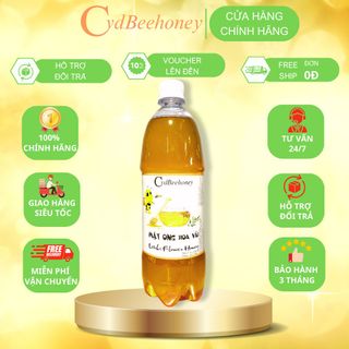 Mật Ong Nguyên Chất Hoa Vải 1000ml (1400g) Cvdbeehoney - Litchi Flower Honey