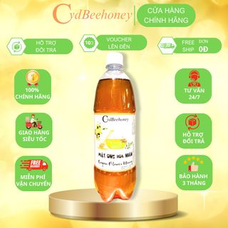 Mật Ong Hoa Nhãn 1L (1400g) Cvdbeehoney - Logan Flower Honey