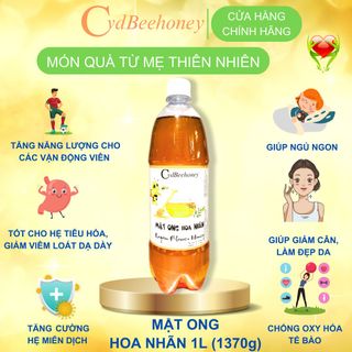 Mật Ong Hoa Nhãn 1L (1400g) Cvdbeehoney - Logan Flower Honey