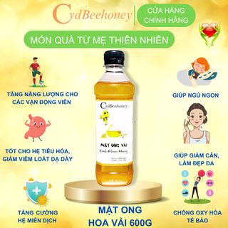 Mật Ong Vải 430ml (600g) Cvdbeehoney - Litchi Flower Honey