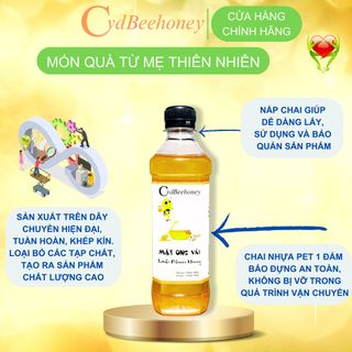 Mật Ong Vải 430ml (600g) Cvdbeehoney - Litchi Flower Honey