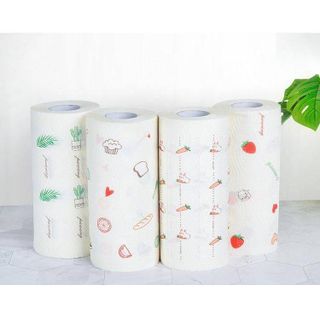Cuộn Khăn Lau Đa Năng Hình Hoa Quả