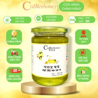 Mật Ong Nguyên Chất Bạc Hà Cao Cấp 330ml (460g) Cvdbeehoney - Premium Mint Flower Honey