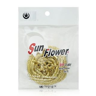 Búi cước rửa chén đa năng siêu bền Sun Flower (màu vàng) 35g AK0091 giá sỉ