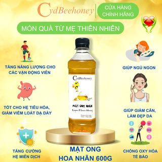 Mật Ong Nguyên Chất Hoa Nhãn 430ml (600g) Cvdbeehoney - Logan Flower Honey