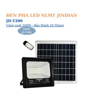 Đèn Pha Năng Lượng Mặt Trời Jindian JD-T200 Công Suất 200W giá sỉ