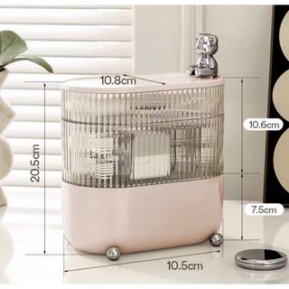 Hộp Đựng Phụ Kiện Trang Sức 3 Tầng Núm Gấu