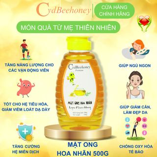 Mật Ong Nguyên Chất Hoa Nhãn 500g CvdBeehoney - Logan Flower Honey