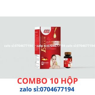 Combo 10 hộp viên uống E NATURYLGOLD PLUS 4000 hỗ trợ chống oxy hóa, hạn chế quá trình lão hóa da, giúp da làm đẹp hộp 30 viên