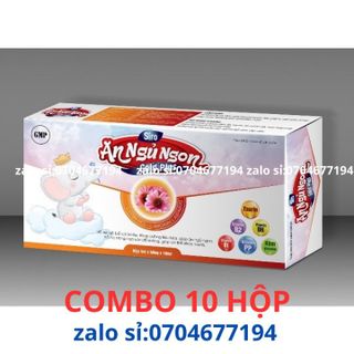 Combo 10 hộp SIRO ĂN NGỦ NGON GOLD PLUS tăng cường tiêu hóa, giúp ăn ngủ ngon, hỗ trợ nâng cao sức đề kháng ( 10 hộp x 20 ống )