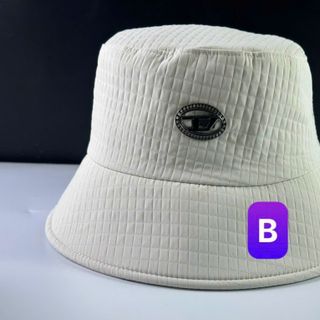 Nón bucket đủ kiểu đính chữ C kim loại CQ