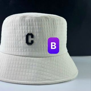 Nón bucket đủ kiểu đính chữ C kim loại CQ