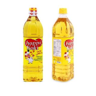 DẦU ĂN HAPPI KOKI 1L THÙNG 12 CHAI DATE 2025