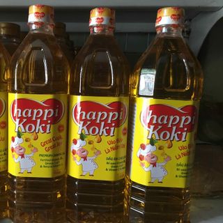 DẦU ĂN HAPPI KOKI 1L THÙNG 12 CHAI DATE 2025