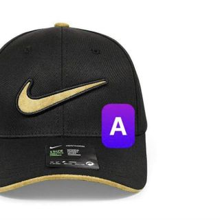 Mũ lưỡi trai kí hiệu ni ke viền nâu CQ