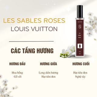 Nước Hoa Unisex Louis Vuitton LV Les Sables Roses chiết 10ml giá sỉ