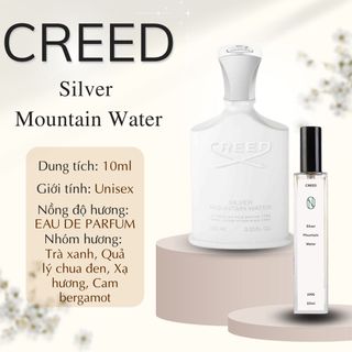 Nước Hoa Unisex Creed Silver Mountain Water chiết 10ml giá sỉ