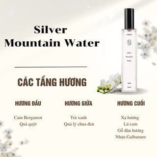 Nước Hoa Unisex Creed Silver Mountain Water chiết 10ml