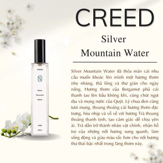 Nước Hoa Unisex Creed Silver Mountain Water chiết 10ml