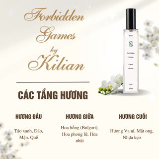 Nước Hoa Unisex Kilian Forbidden Games chiết 10ml