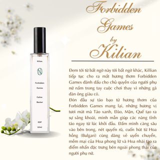 Nước Hoa Unisex Kilian Forbidden Games chiết 10ml