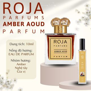 Nước Hoa Unisex Roja Amber Aoud chiết 10ml