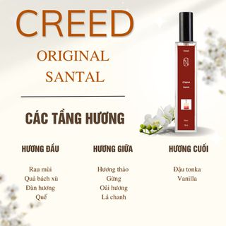 Nước Hoa Nam Creed Original Santal EDP Mùi Hương Gỗ Đàn Hương Nam Tính, Sang Trọng Chiết 10ml