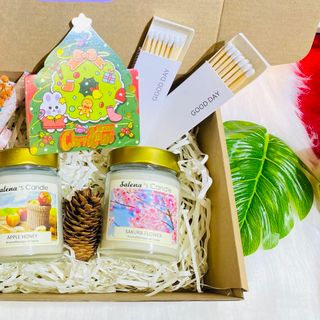 Set Quà Tặng Giáng Sinh Noen, Sinh Nhật, Kỷ Niệm, Ngày Lễ Cho Người Yêu, Người Thân Cùng Nến THơm Tinh Dầu