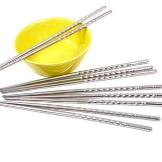Bộ 5 Đôi Đũa Inox Xoắn ( Thùng 300 )