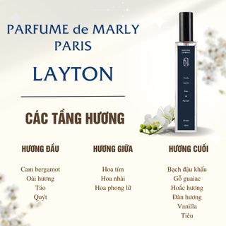 Nước Hoa Unisex Parfums De Marly Layton tươi mới đầy năng động chiết 10ml