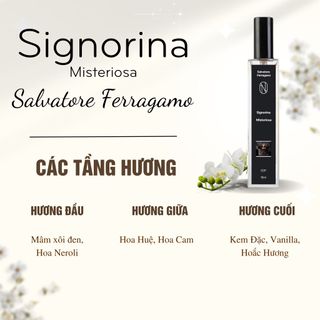 Nước Hoa Nữ 𝐒𝐢𝐠𝐧𝐨𝐫𝐢𝐧𝐚 𝐌𝐢𝐬𝐭𝐞𝐫𝐢𝐨𝐬𝐚 chiết 10ml