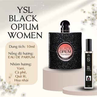Nước Hoa Nữ YSL Black Opium chiết 10ml giá sỉ