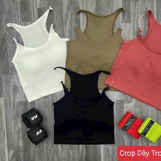 Crop dây trong qc 4 màu free size mới nhất 2023 Thể Thao cao cấp Siêu Đẹp Giá Sỉ, giá sỉ