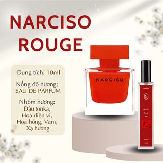 Nước Hoa Narciso Đỏ | Narciso Rouge - Chiết 10ml