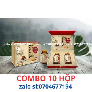 Combo 10 hộp ĐÔNG TRÙNG HẠ THẢO LINHZHI LYSIN hỗ trợ tăng cường sức khỏe, tăng sức đề kháng cho cơ thể, hỗ trợ giảm mệt mỏi ( 10 hộp x 60 viên )