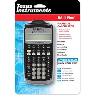 Máy Tính Tài Chính, CFA, FRM - Texas Instruments BA II Plus