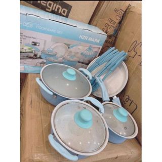 Set bộ nồi 13 món kèm dụng cụ nấu ăn
