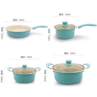 Set bộ nồi 13 món kèm dụng cụ nấu ăn
