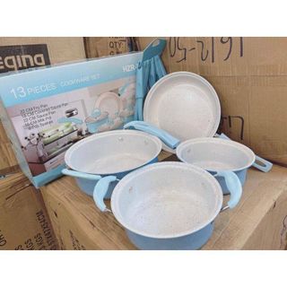 Set bộ nồi 13 món kèm dụng cụ nấu ăn