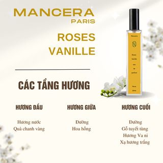Nước Hoa Unisex Mancera rose vanille EDP Chiết 10ml