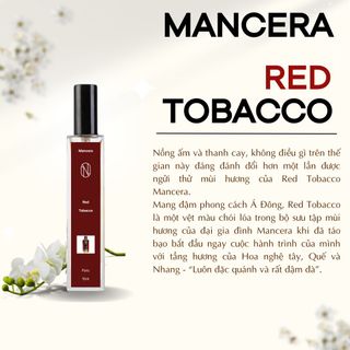 Nước Hoa Unisex Mancera Red Tobacco EDP 10ml