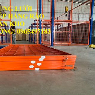 Hàng Rào Ngăn Kho, Vách Lưới Ngăn Kho, Khung lưới thép hàn ngăn kho xưởng, nhà máy