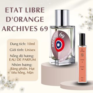 Nước Hoa Unisex Archives 69 chiết 10ml