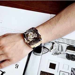 ĐỒNG HỒ NAM CAO CẤP GUE.SS 6K ĐEN
