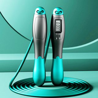 Dây nhảy không dây đếm vòng, đếm calo, 4 chế độ đếm thông minh