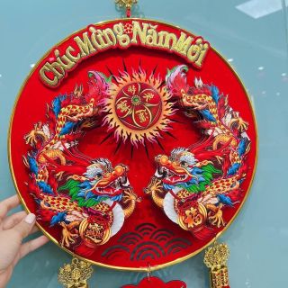 Dải Song Long - Nhất Long trang trí Tết 2024 Loại Đẹp