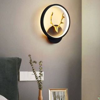 Đèn trang trí treo tường hình hươu