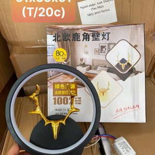 Đèn trang trí treo tường hình hươu
